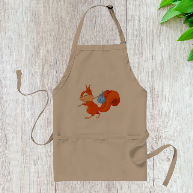 Squirrel Leaving Home Apron (Creator Uploaded)