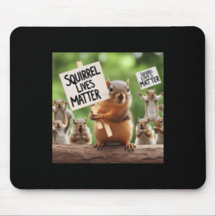 Squirrel Lives Sticker  Mouse Pad