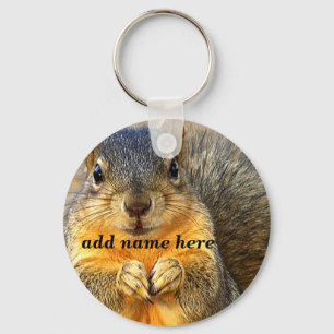 Squirrel Love_ Keychain