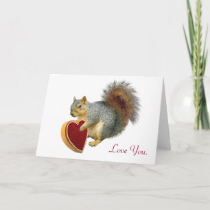 Squirrel Love Valentine Card