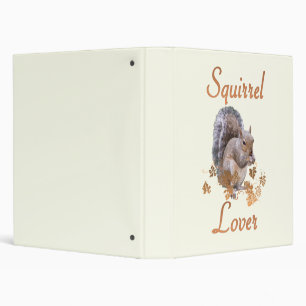 Squirrel Lover Binder