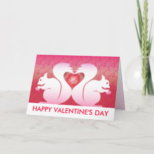 Squirrel luvkins holiday card