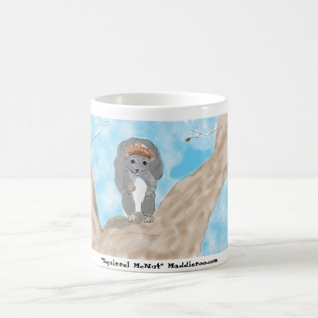 "Squirrel McNut" 11 oz mug (Center)