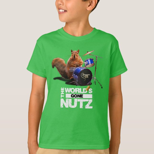 Squirrel Me Bad Drummer T-Shirt (Front)