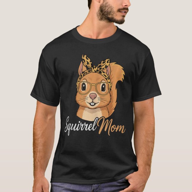 Squirrel Mom Women Squirrel Lover Squirrel Mama Ta T-Shirt (Front)