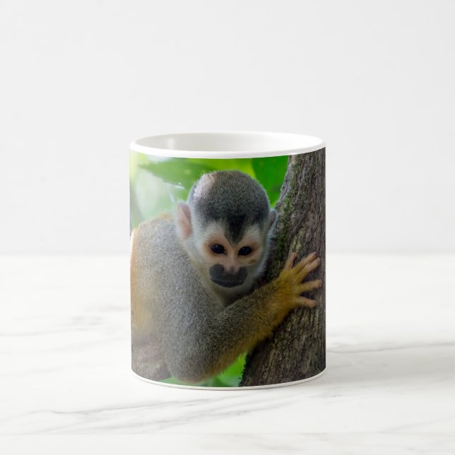 Squirrel monkey in Manuel Antonio NP - Costa Rica Coffee Mug (Center)
