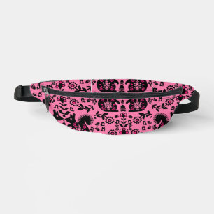 Squirrel Nordic Scandinavian Folk Art Fanny Pack