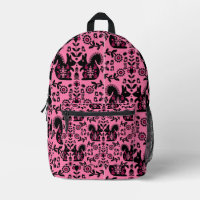 Squirrel Nordic Scandinavian Folk Art    