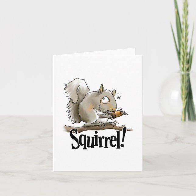 Squirrel Note Card (Front)
