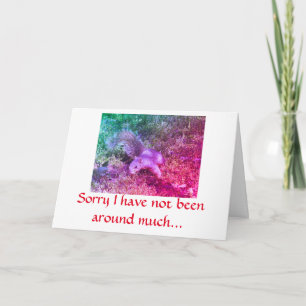 Squirrel note card