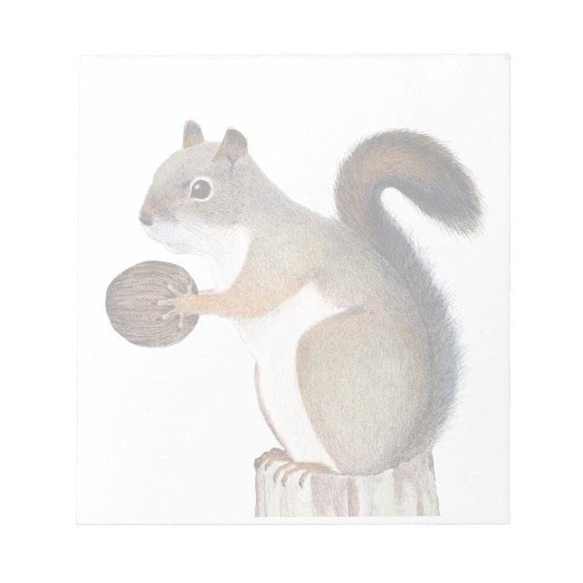 Squirrel Notepad (Front)