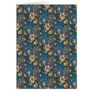 SQUIRREL OF SLEEPY HOLLOW, HALLOWEEN Blank CARD