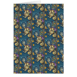 SQUIRREL OF SLEEPY HOLLOW, HALLOWEEN Blank CARD