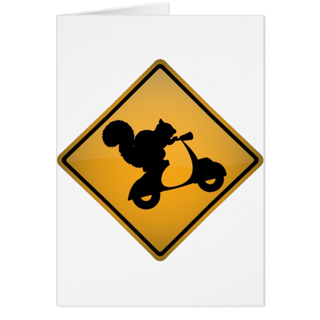 Squirrel on Scooter (Front)