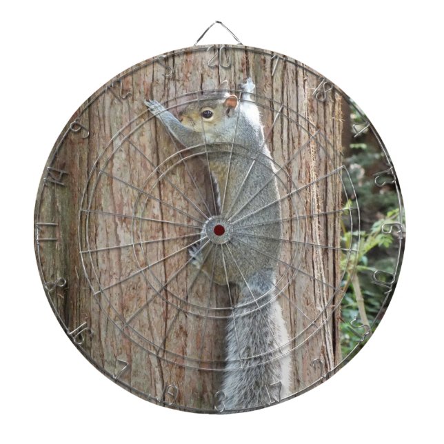 Squirrel on Tree Dartboard (Front)