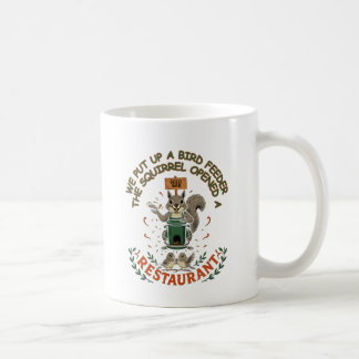 Squirrel Opened a Restaurant Funny Mug
