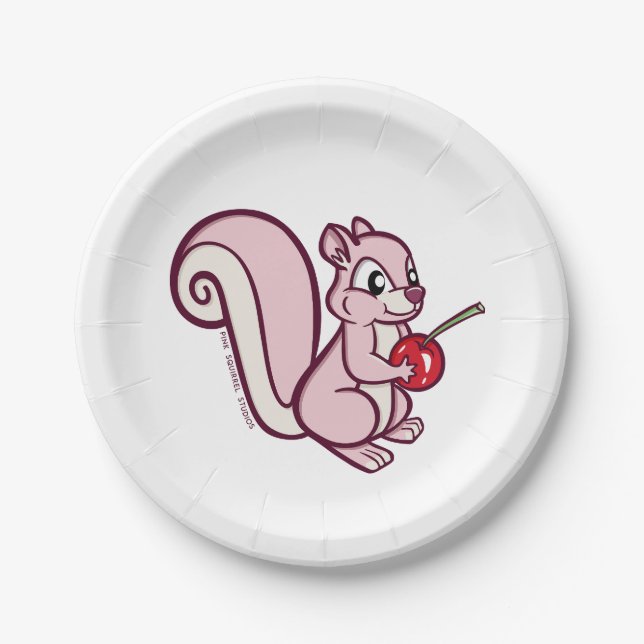 Squirrel Paper plates (Front)