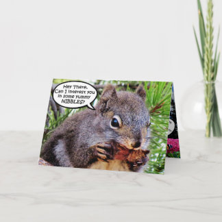 Squirrel Party Invite