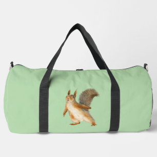 Squirrel Personalized  Duffle Bag
