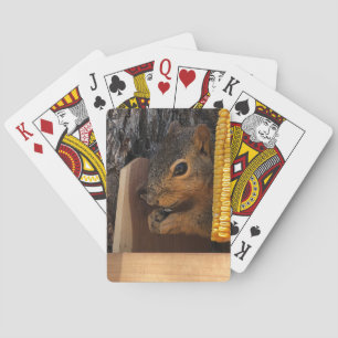 Squirrel Playing Cards