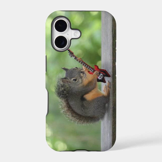 Squirrel Playing Electric Guitar (Back)