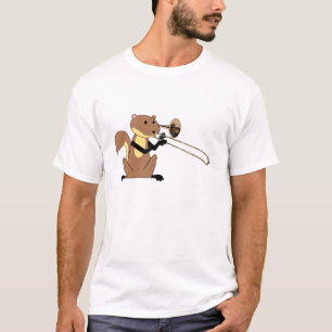 Squirrel Playing the Trombone T-Shirt