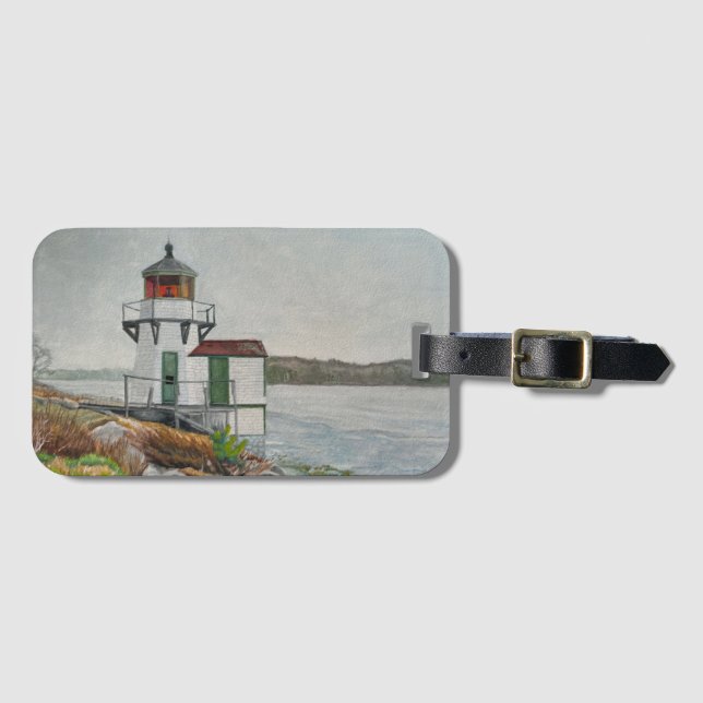 Squirrel Point Light Luggage Tag (Front Horizontal)