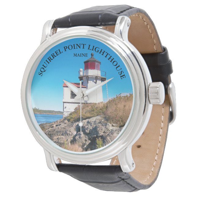 Squirrel Point Lighthouse, Maine eWatch Watch (Angled)