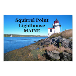 Squirrel Point Lighthouse, Maine Photo Print