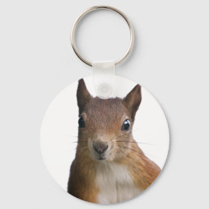 Squirrel Portrait Keyring