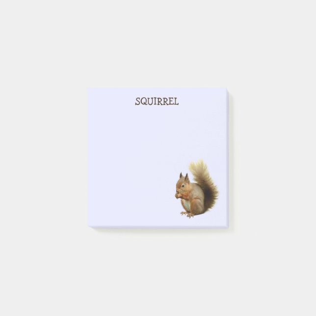 Squirrel Post-it Notes (Front)