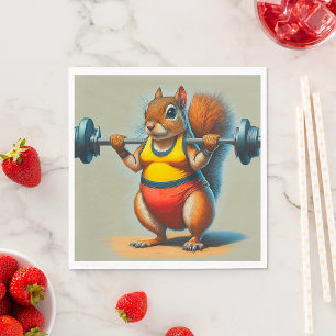 Squirrel Power Napkin
