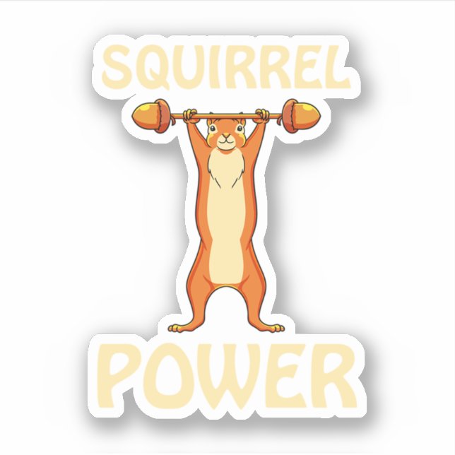 Squirrel Power Squirrel Rodent Animal Lovers. Perf (Front)