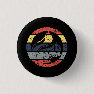 Squirrel Retro 1 Inch Round Button