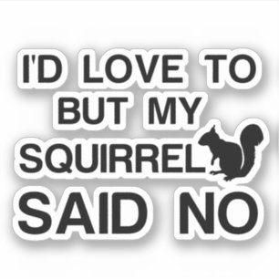 SQUIRREL SAID NO