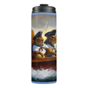 Squirrel Sailors Thermal Tumbler