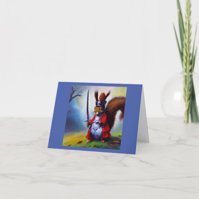 Squirrel Samurai Card (Front)