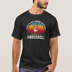 Squirrel Saying Cute Retro Vintage Squirrel T-Shirt