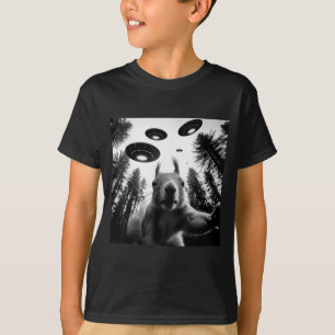 Squirrel Selfie With Alien Ufo Funny For Men Women T-Shirt