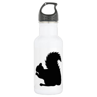 Squirrel Silhouette 532 Ml Water Bottle