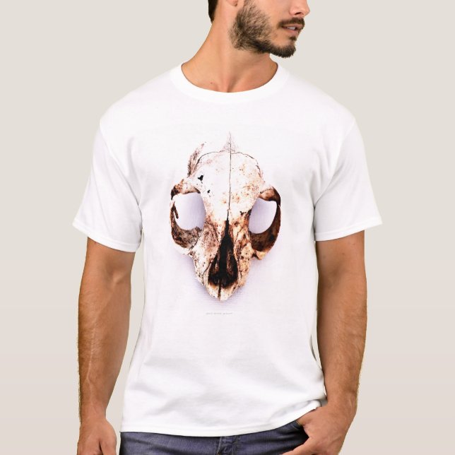 SQUIRREL SKULL t-shirt wht (Front)