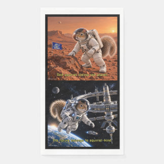 Squirrel Space Future Napkin