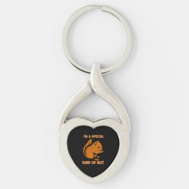 Squirrel - Special Kind Of Nut Keychain (Front)