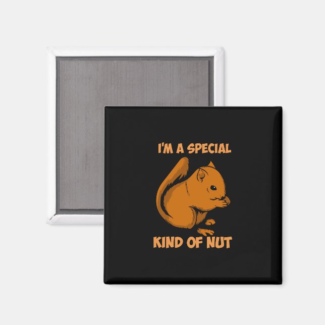 Squirrel - Special Kind Of Nut Magnet (Front/Back)