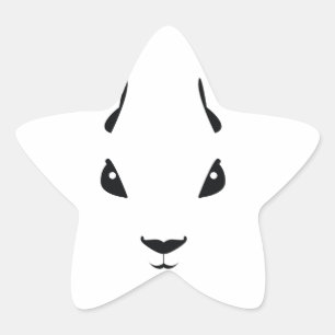 squirrel star sticker