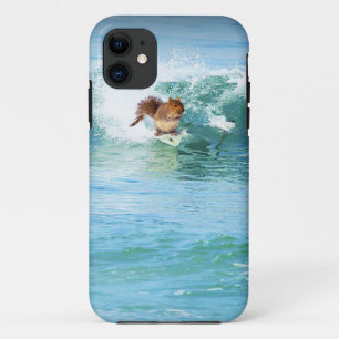 Squirrel Surfer On The Sea iPhone 11 Case