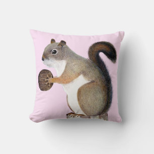 Squirrel Throw Pillow