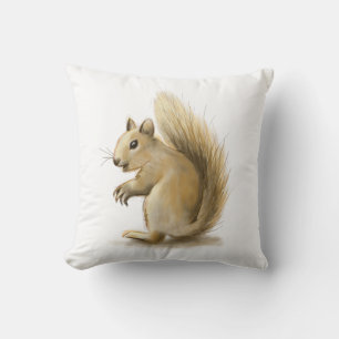 Squirrel Throw Pillow