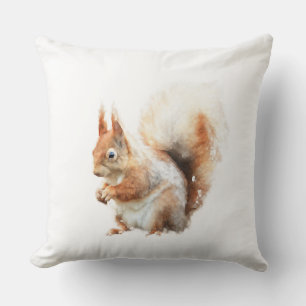 Squirrel Throw Pillow