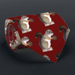 Squirrel Tie<br><div class="desc">A colour pencil drawing of a squirrel adorns this fun tie!</div>